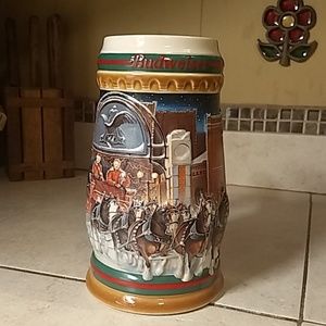 1997 Budweiser Holiday Stein